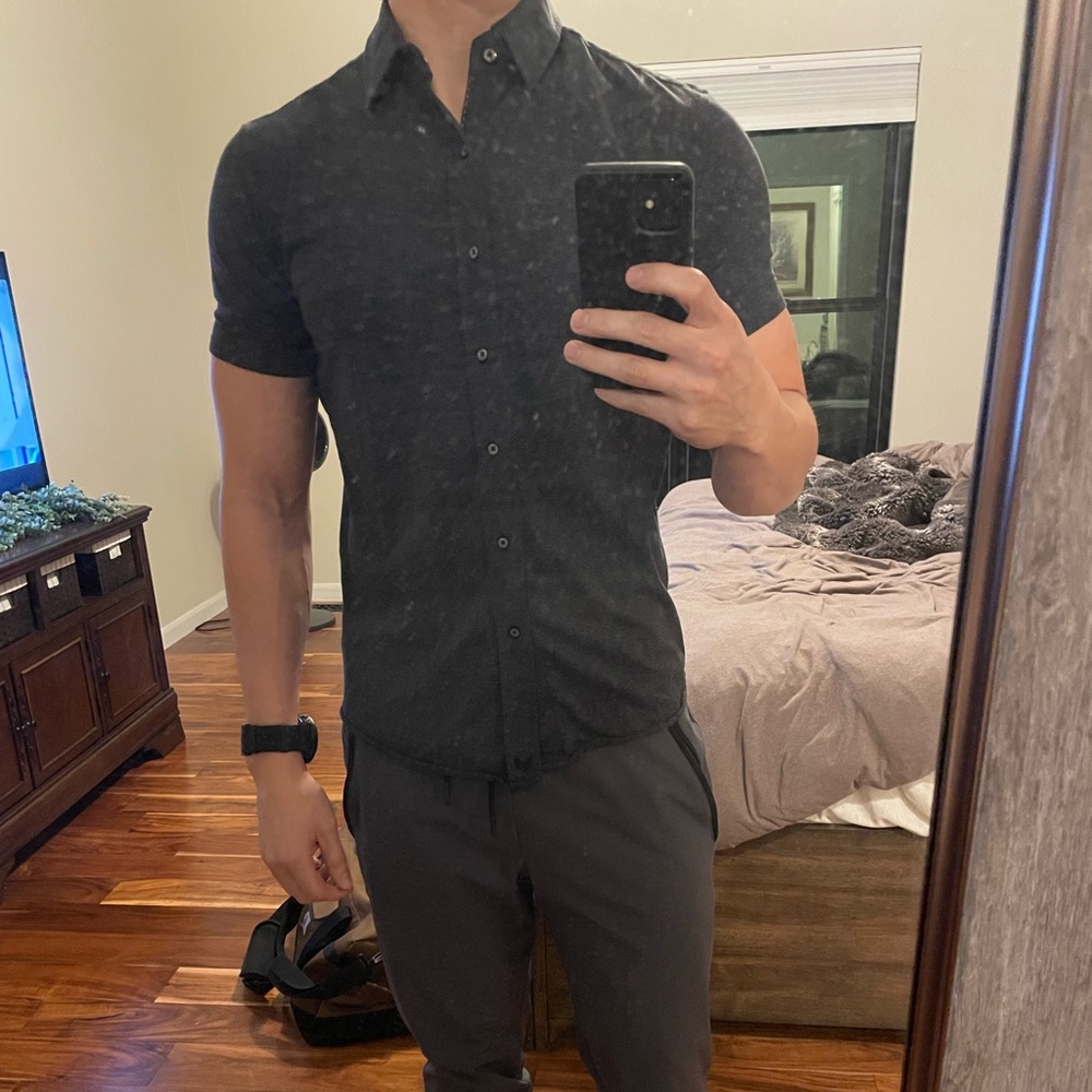 Butter cloth short sleeve button down